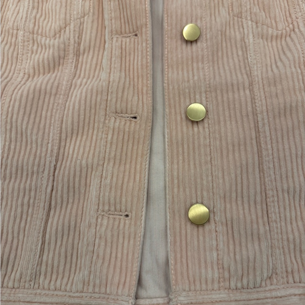 Pale Pink Loft Trucker Jacket - Picture 4 of 9